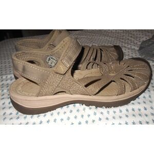 Keen Rose Sandal Tan Sand shitakke Beige Women's Size 8 Closed Toe Hiking Work